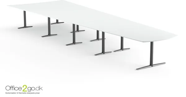 Switch Media konferansebord - 20 personer - 625 cm.