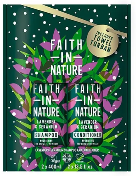 Faith in Nature Gavesett Lavendel & Geranium Sjampo & Balsam
